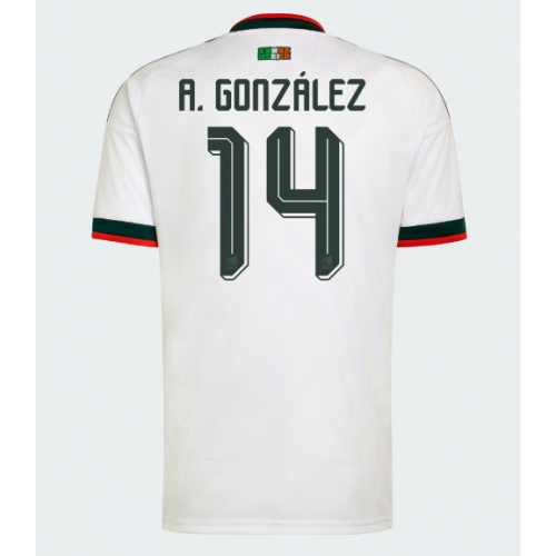 Billige Fotballdrakt Mexico Armando Gonzalez #14 Replika Bortedrakt VM 2026 Kortermet Billige Fotballdrakt Mexico Armando Gonzalez #14 Replika Bortedrakt VM 2026 Kortermet